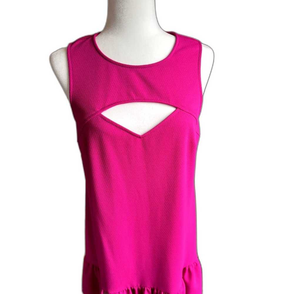 Trina Turk Shea Dress Hot Pink Sleeveless Designe… - image 8