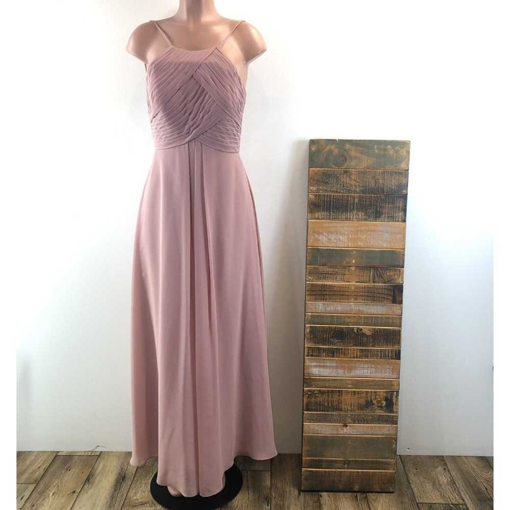 Azazie Ginger bridesmaid dress in dusty rose - image 1