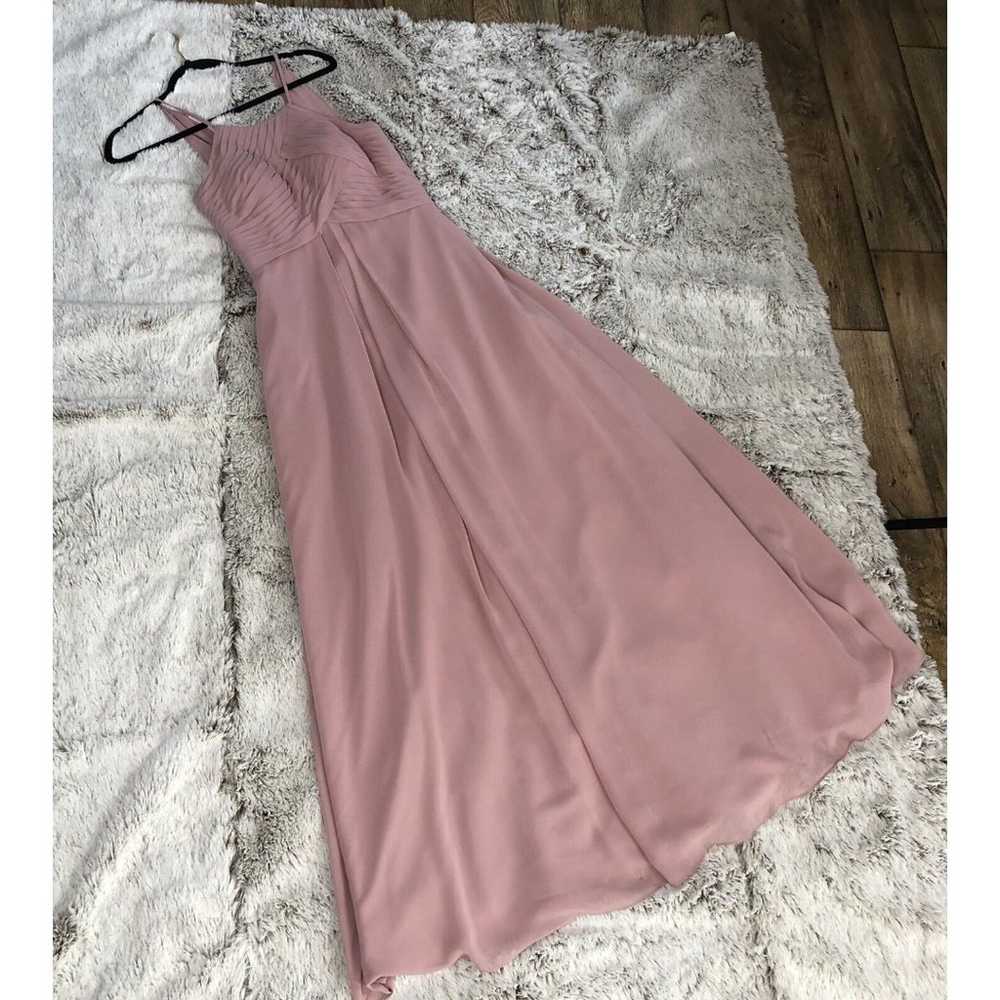 Azazie Ginger bridesmaid dress in dusty rose - image 2