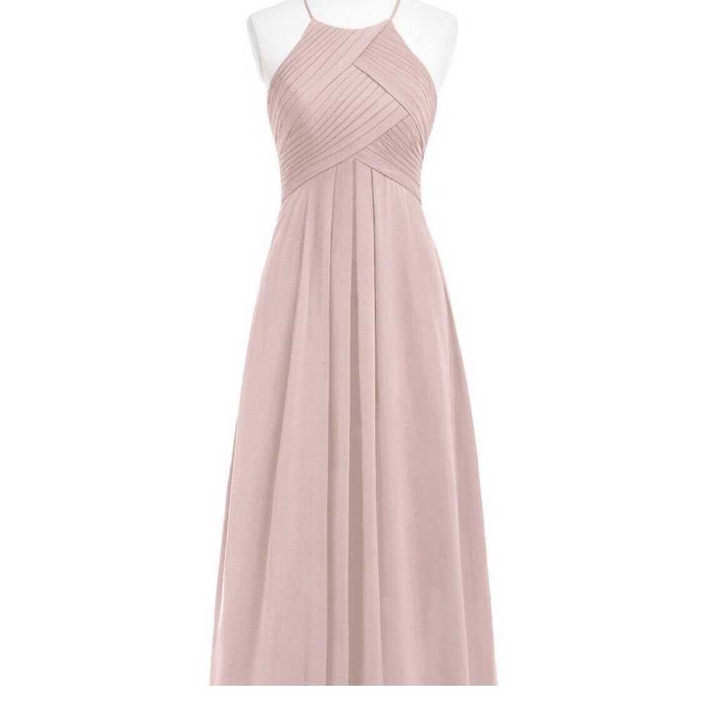 Azazie Ginger bridesmaid dress in dusty rose - image 3
