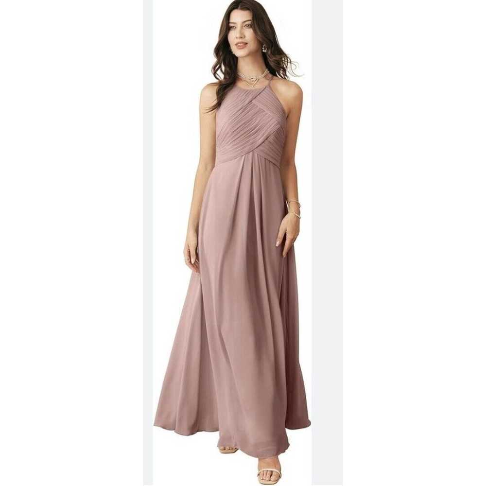 Azazie Ginger bridesmaid dress in dusty rose - image 8