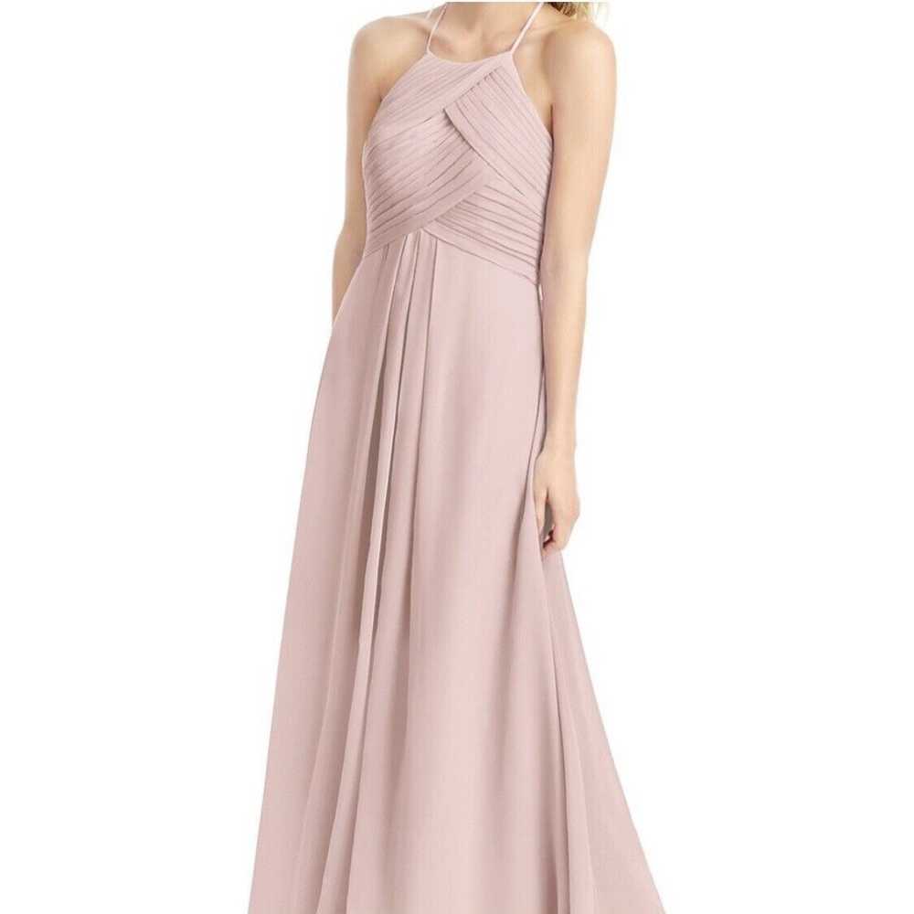 Azazie Ginger bridesmaid dress in dusty rose - image 9