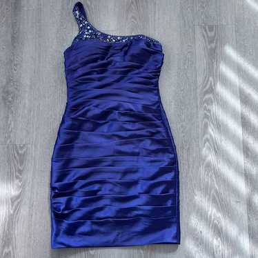 Adrianna Papell Purple Size 4 Cocktail Dress - image 1