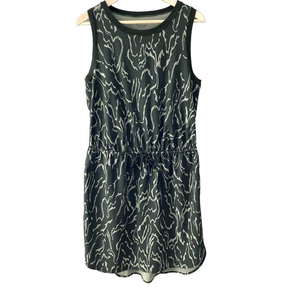 Athleta Rincon Printed Dress Voyage Eucalyptus Ol… - image 1