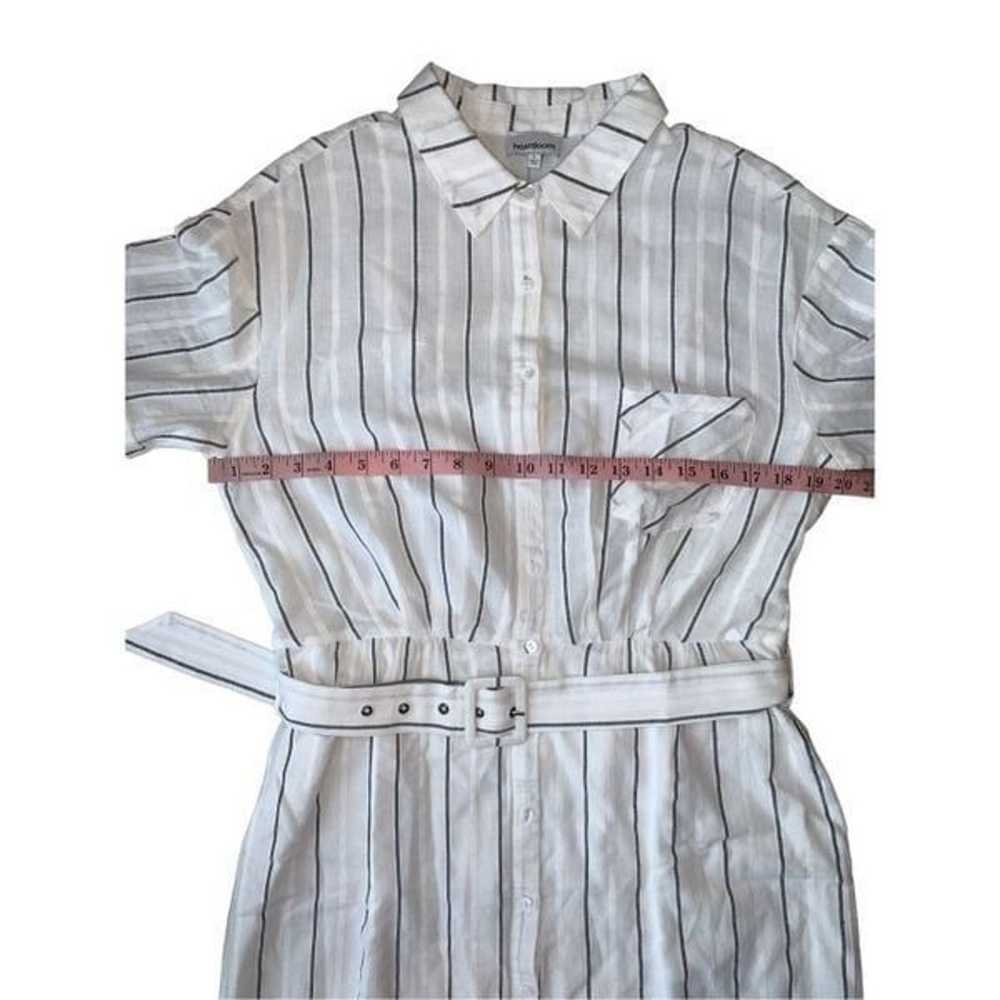 Heartloom Vivian Striped Cotton Button Front Belt… - image 10