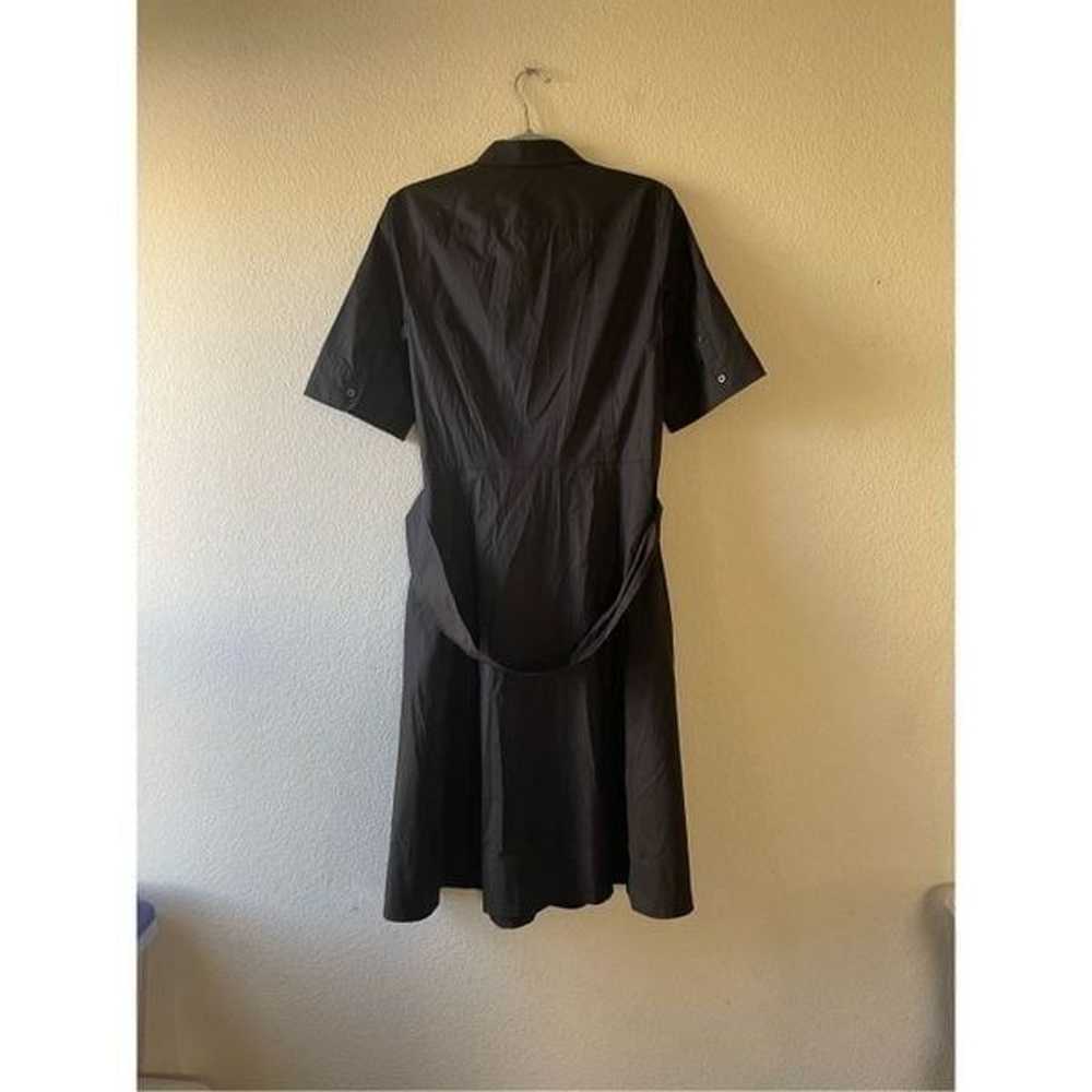 Lauren Ralph Lauren black shirt dress midi length… - image 2