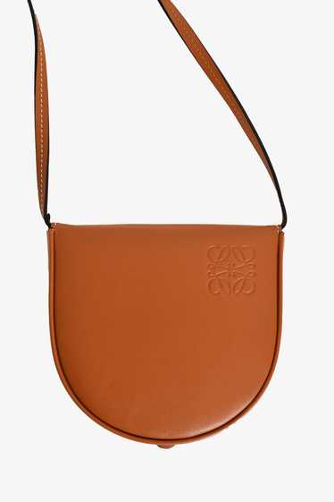 Loewe Brown Leather Small 'Heel' Crossbody Pouch - image 1
