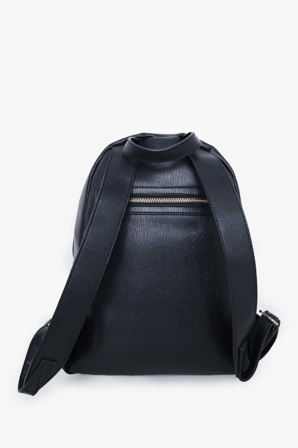 Love Moschino Black Leather Red Heart Backpack - image 2