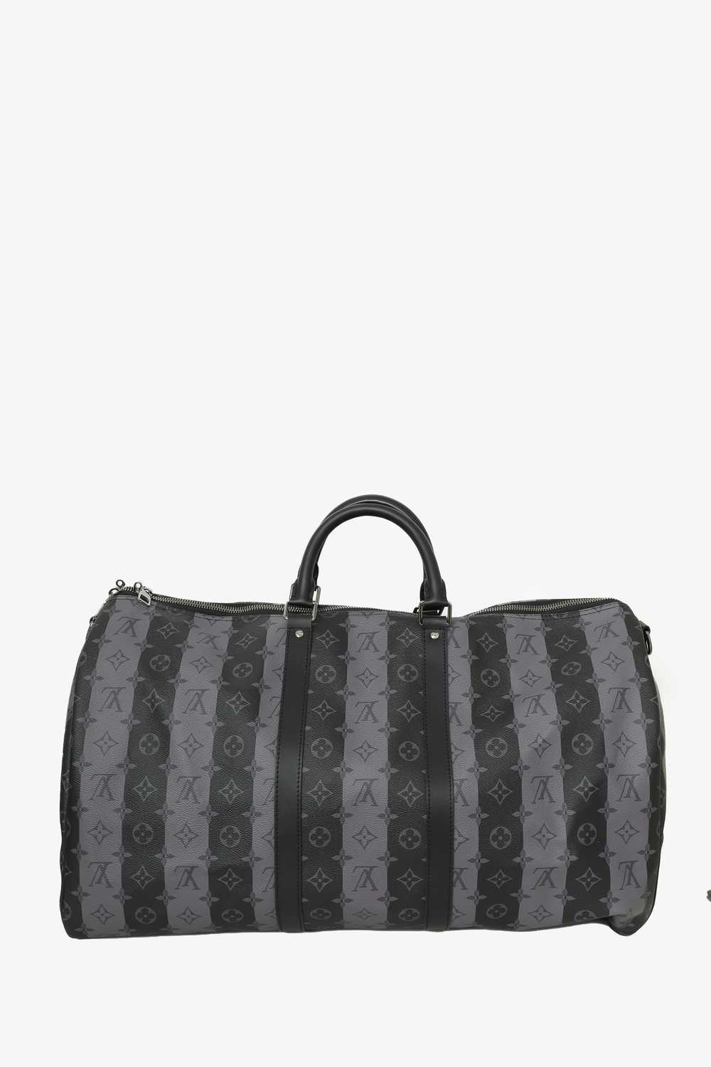 Louis Vuitton x Nigo Black/Grey Monogram Stripe E… - image 2