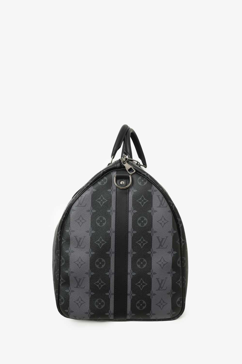 Louis Vuitton x Nigo Black/Grey Monogram Stripe E… - image 3