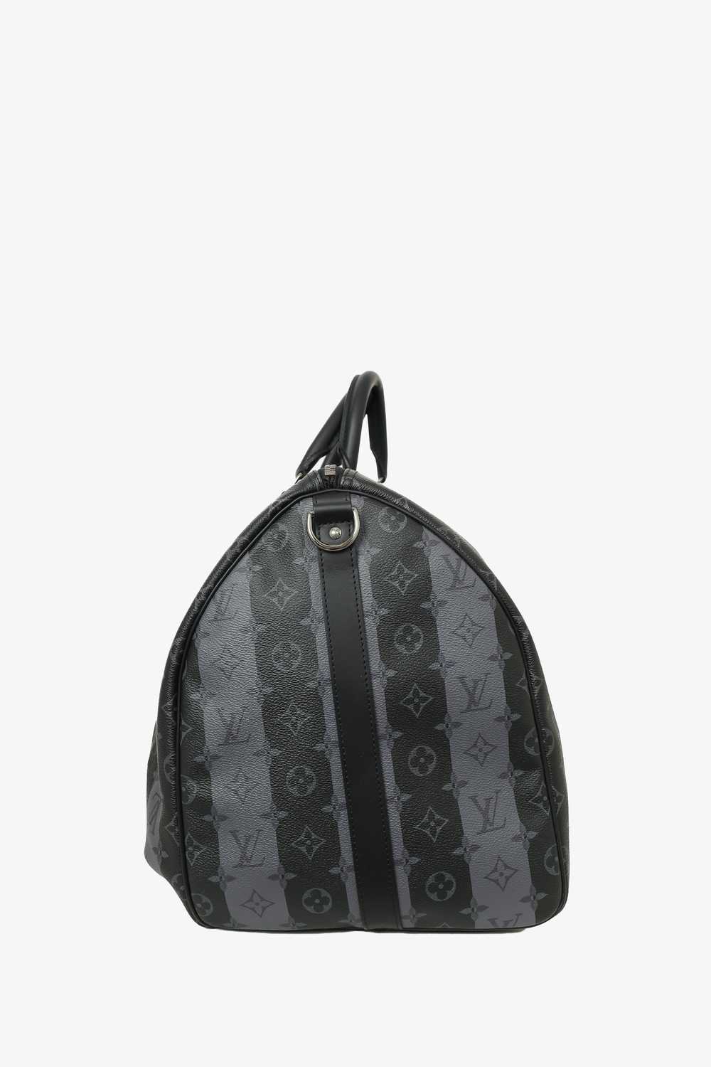 Louis Vuitton x Nigo Black/Grey Monogram Stripe E… - image 4