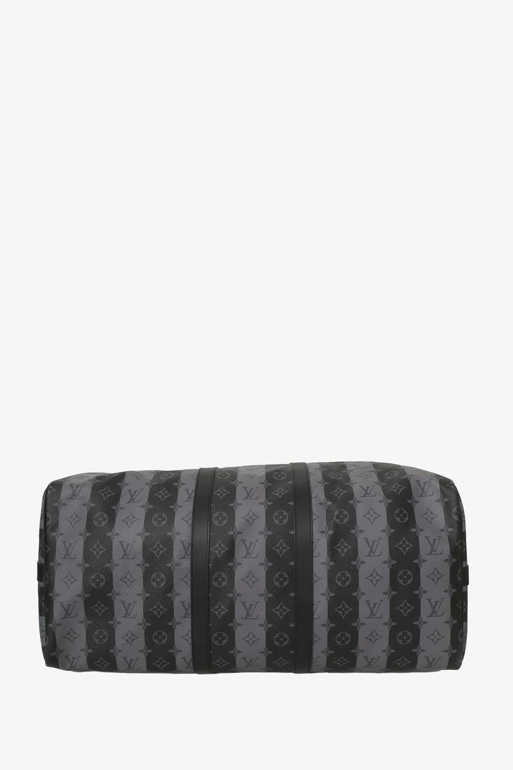 Louis Vuitton x Nigo Black/Grey Monogram Stripe E… - image 5
