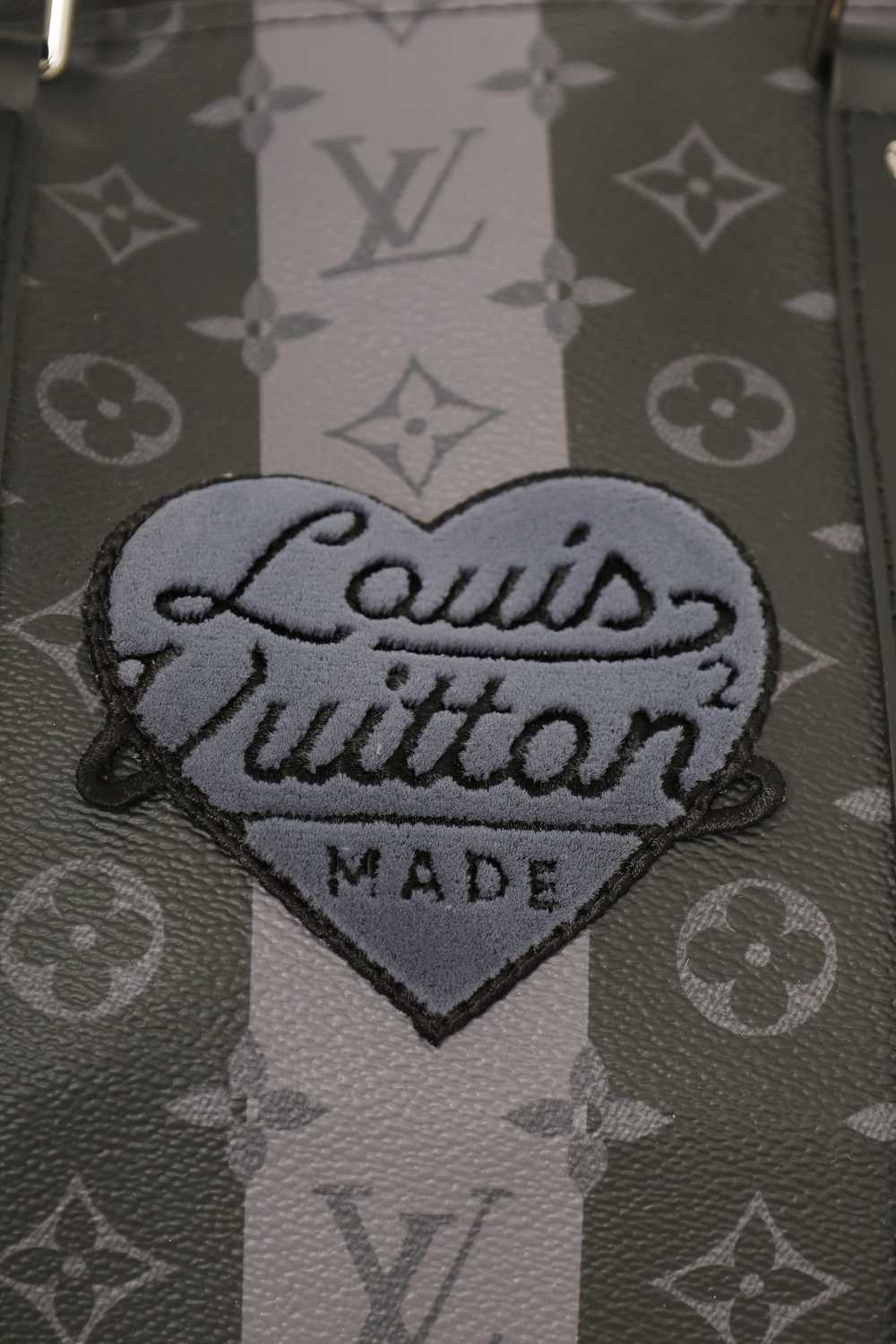 Louis Vuitton x Nigo Black/Grey Monogram Stripe E… - image 8