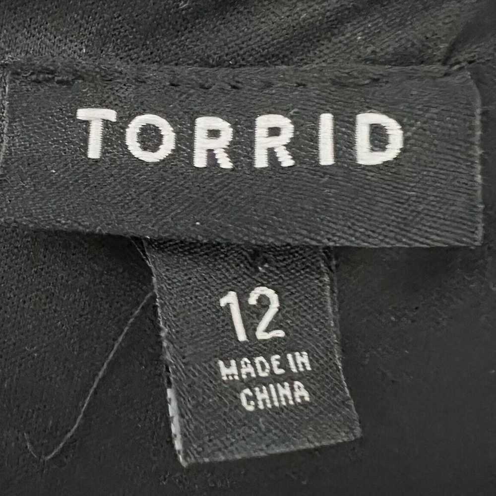 Torrid Womens Skater Dress Size 12 Black Sequin B… - image 10