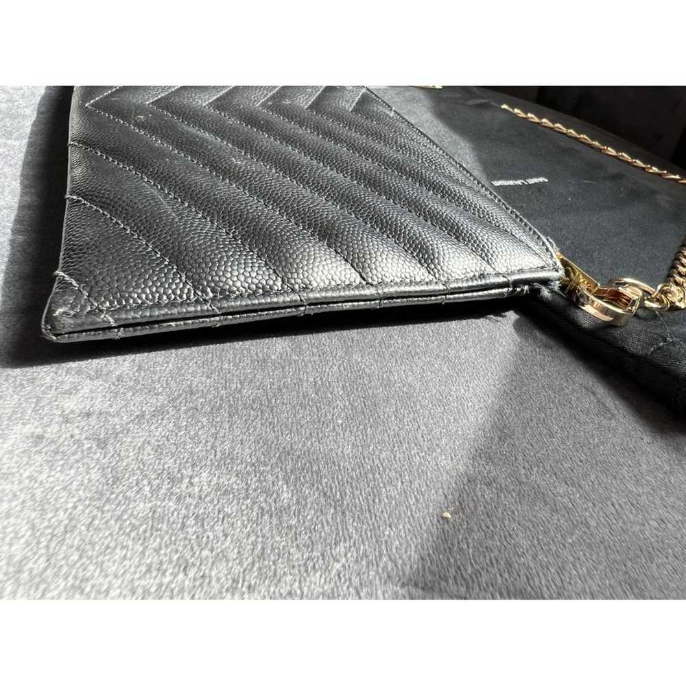 Saint Laurent Leather clutch - image 6