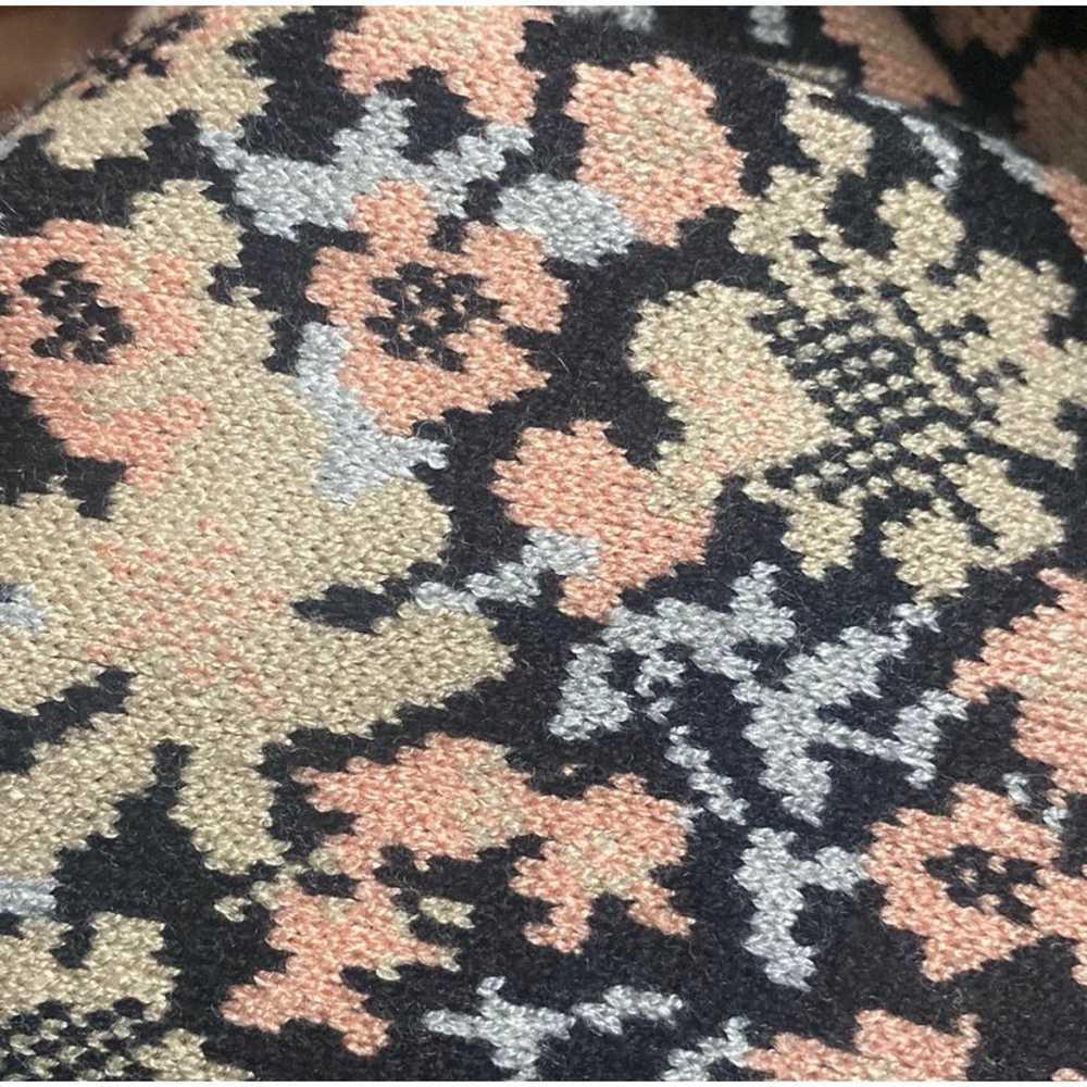 Zara floral jacquard print knit midi sweater dres… - image 5