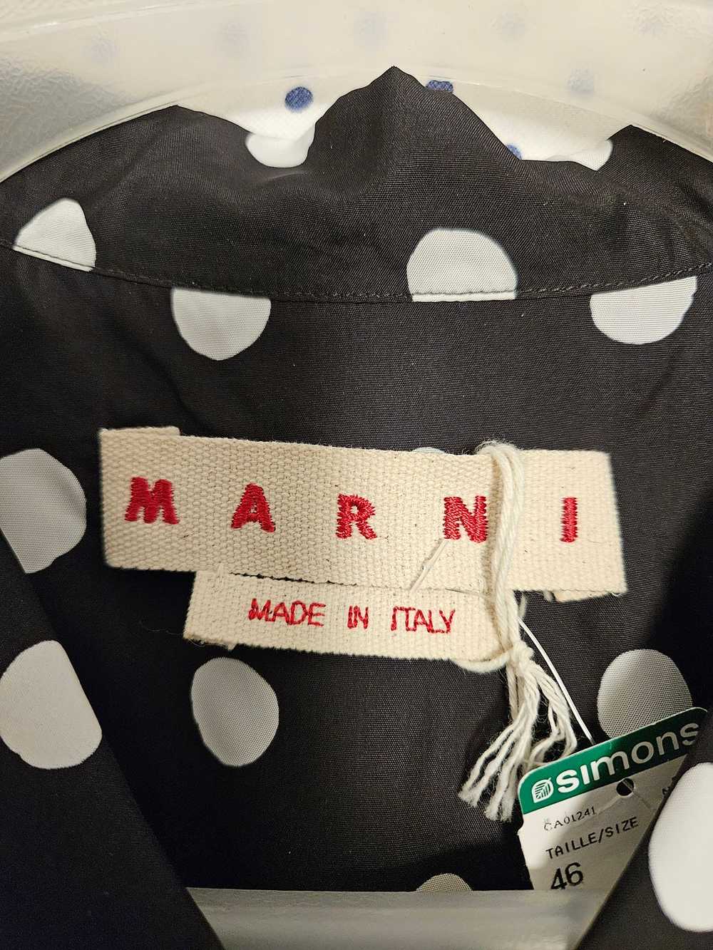 Marni Oversized Polka-Dot Short Sleeves Shirt - U… - image 5