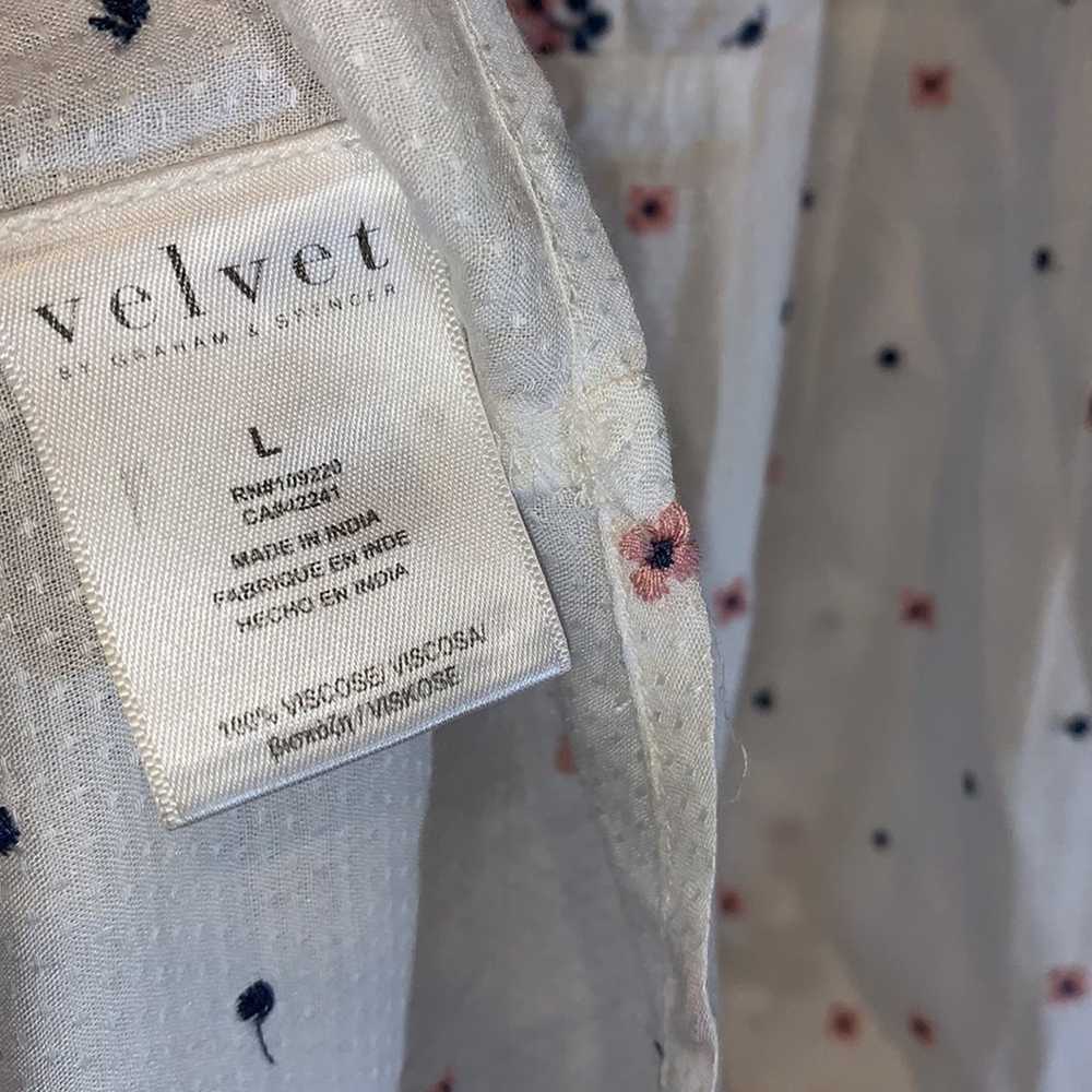 Velvet Graham & Spencer Boho Dress sz L - image 11