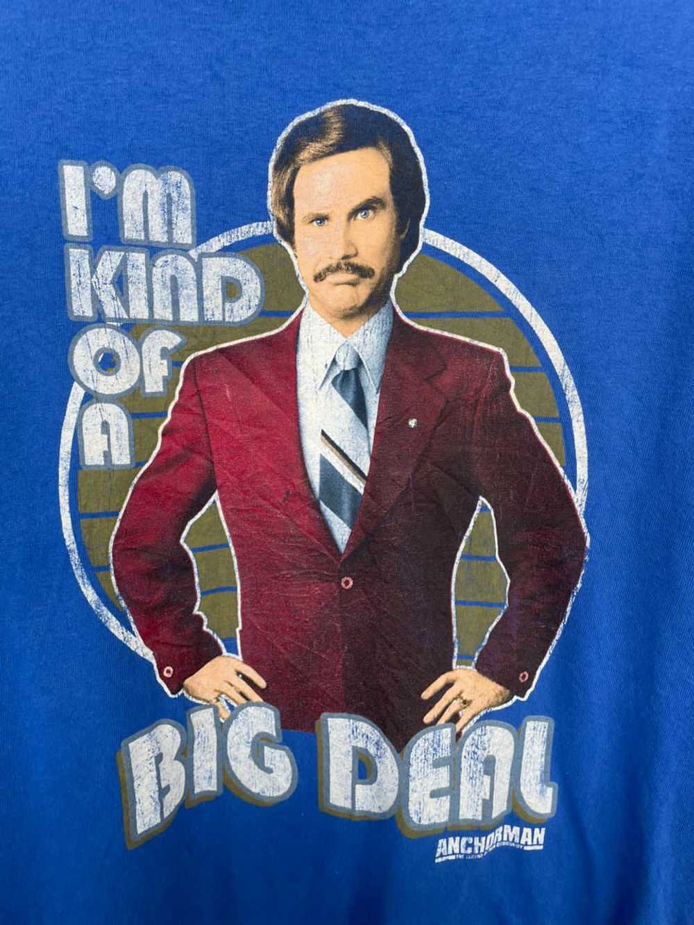 Vintage - Rare🔥 Ron Burgundy Anchorman Movie Tee - image 4