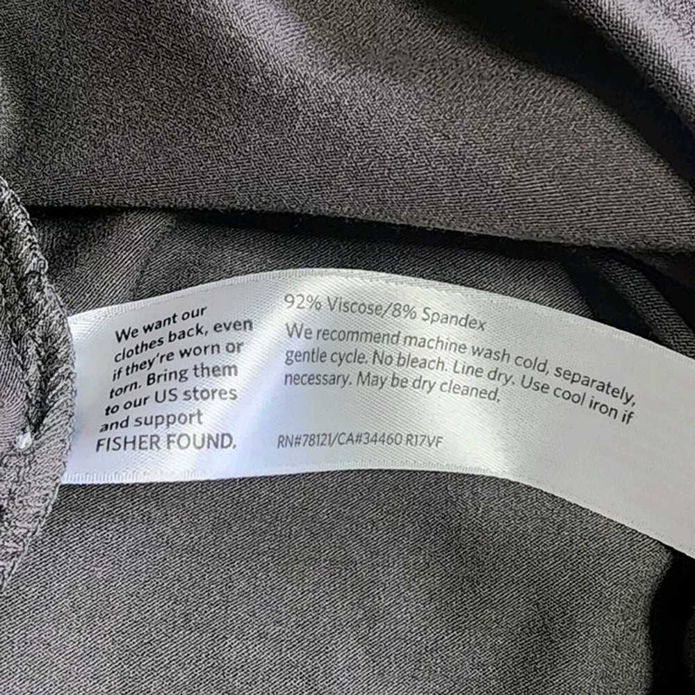 EILEEN FISHER Solid All Grey Gray Pull On Maxi Sk… - image 3