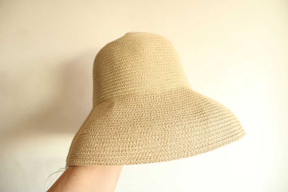 Betmar Womens Sun Hat, Straw-Like, Beige Woven - image 12