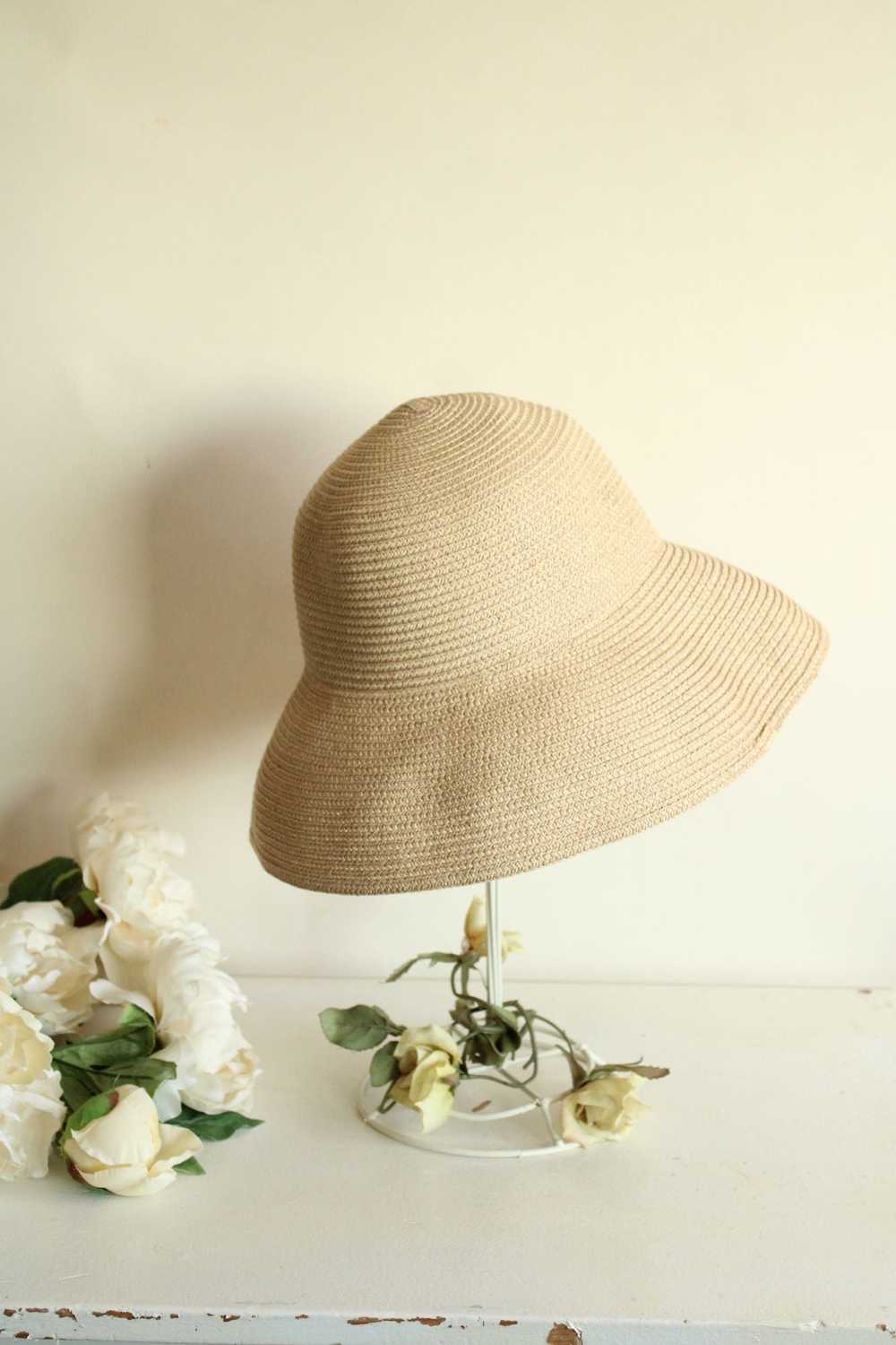 Betmar Womens Sun Hat, Straw-Like, Beige Woven - image 6