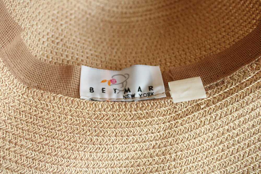 Betmar Womens Sun Hat, Straw-Like, Beige Woven - image 9