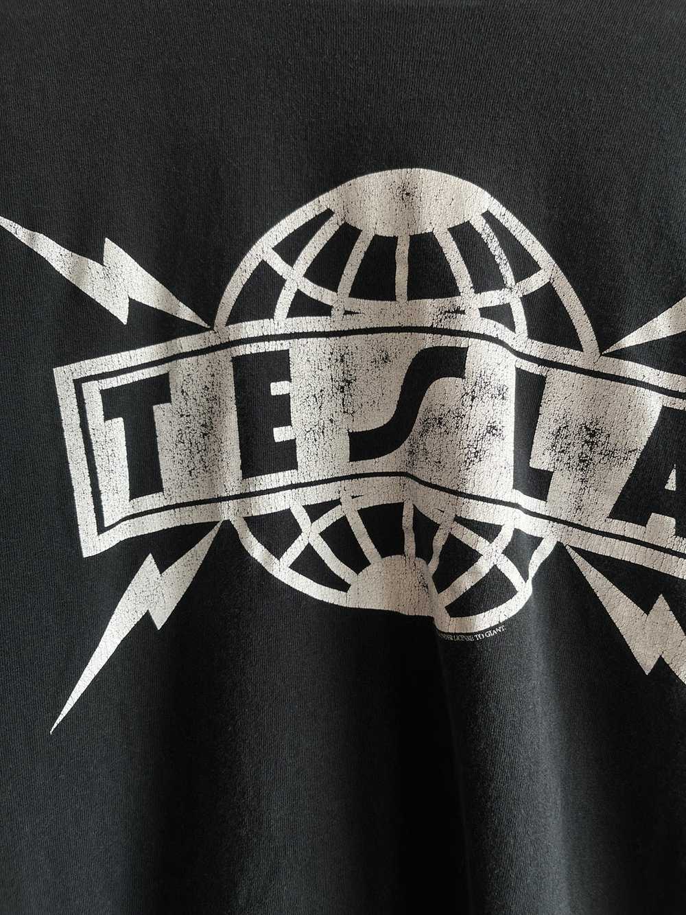 Vintage 1995 Tesla Tour T-Shirt - image 2