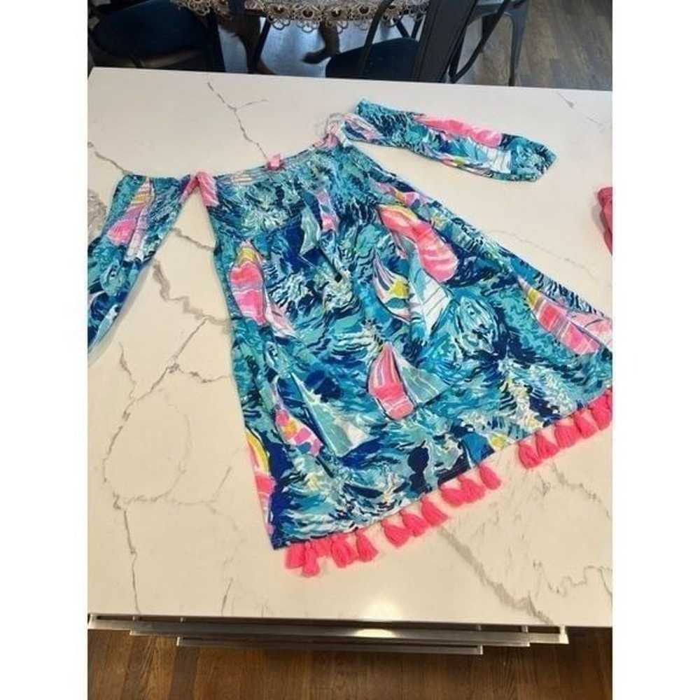 NWT $128 Lilly Pulitzer Trina Beach Dress Sparkli… - image 4