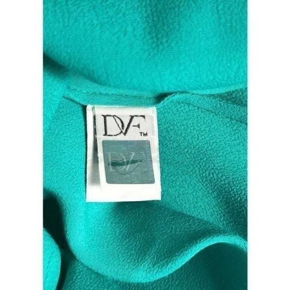 Diane von Furstenberg Turquoise New Parlian Shift… - image 11