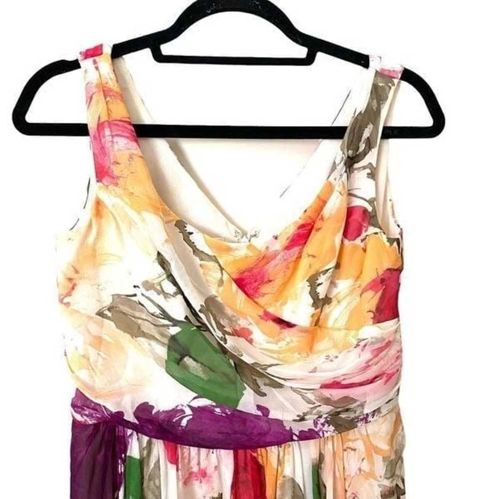 SUZI CHIN FOR MAGGY BOUTIQUE Silk Floral Mini Dre… - image 3