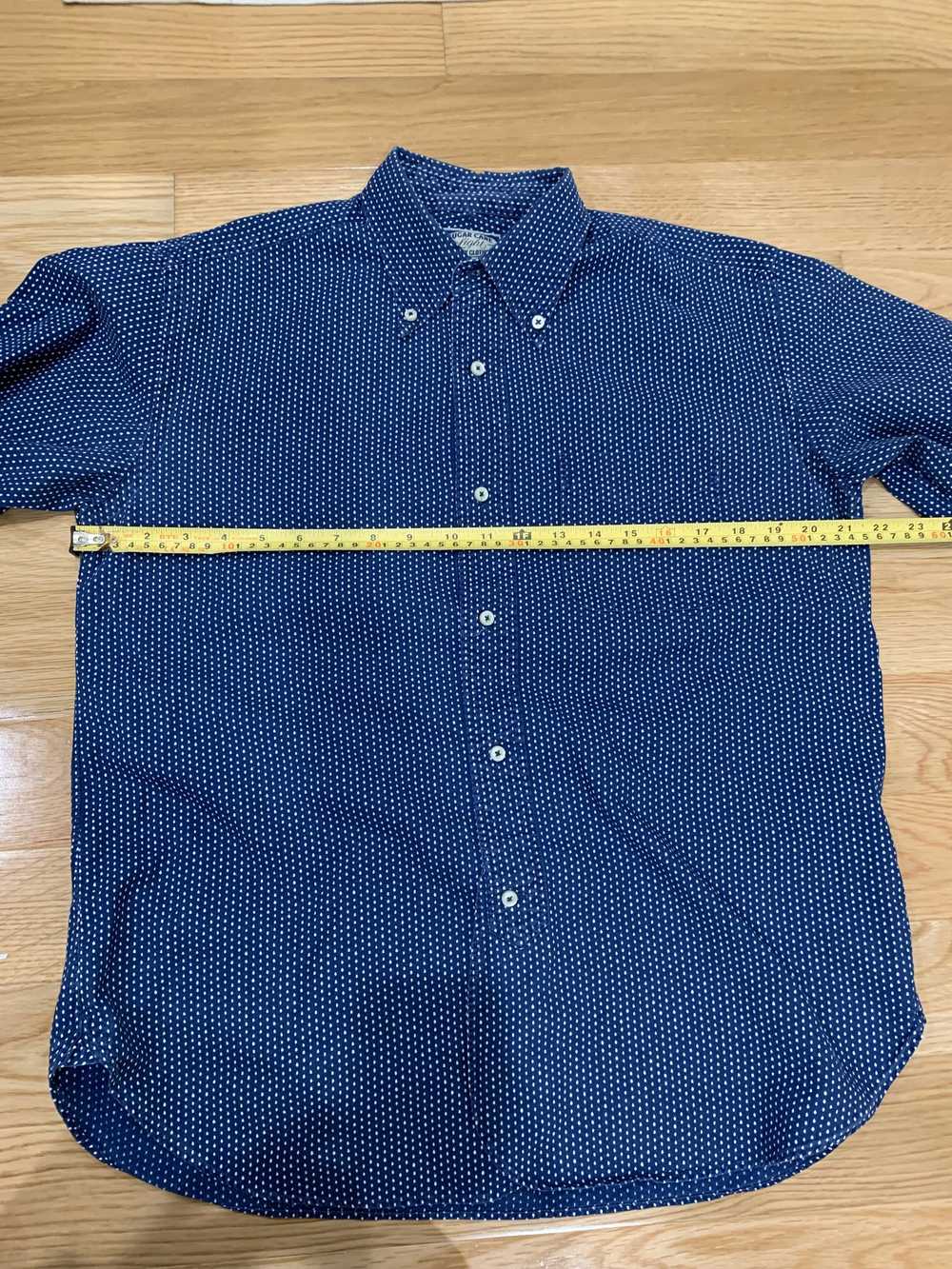 Sugar Cane & Co Sugar Cane Indigo Polka Dot Shirt - image 5