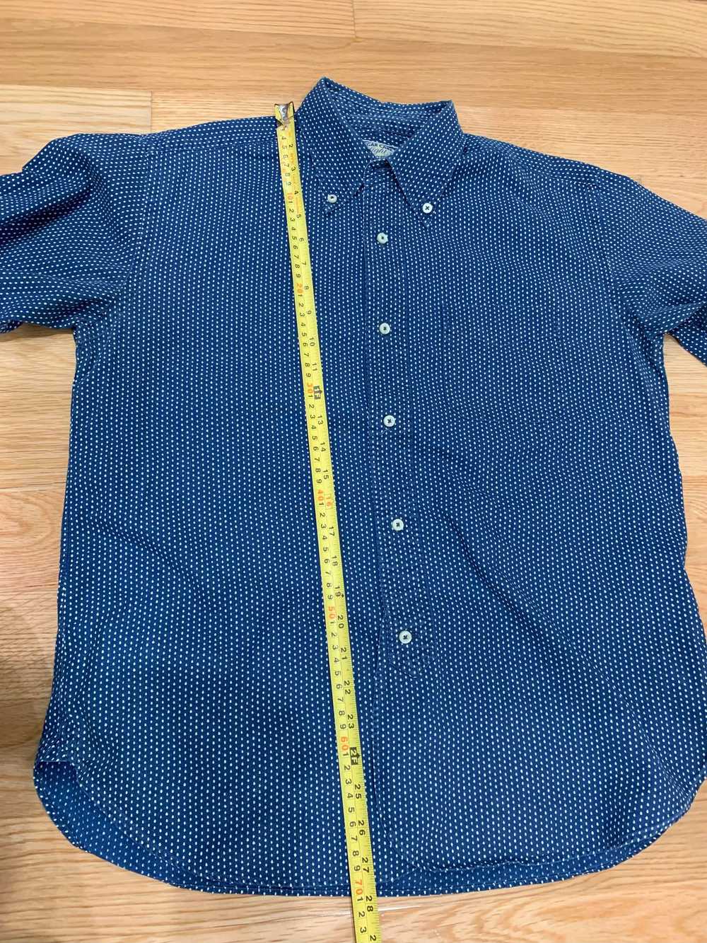 Sugar Cane & Co Sugar Cane Indigo Polka Dot Shirt - image 6