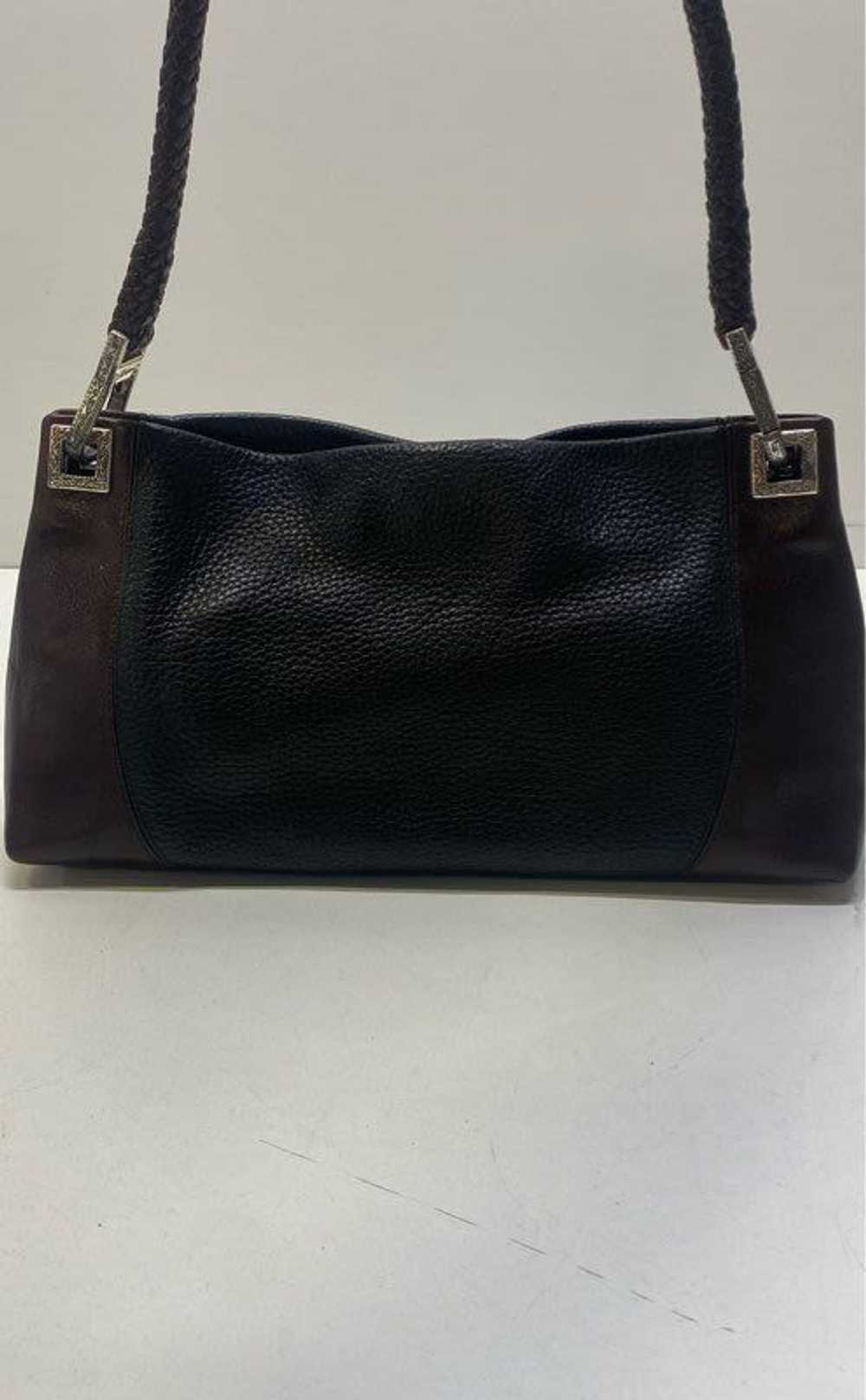 Brighton Leather Charlotte Shoulder Bag Black Bro… - image 2