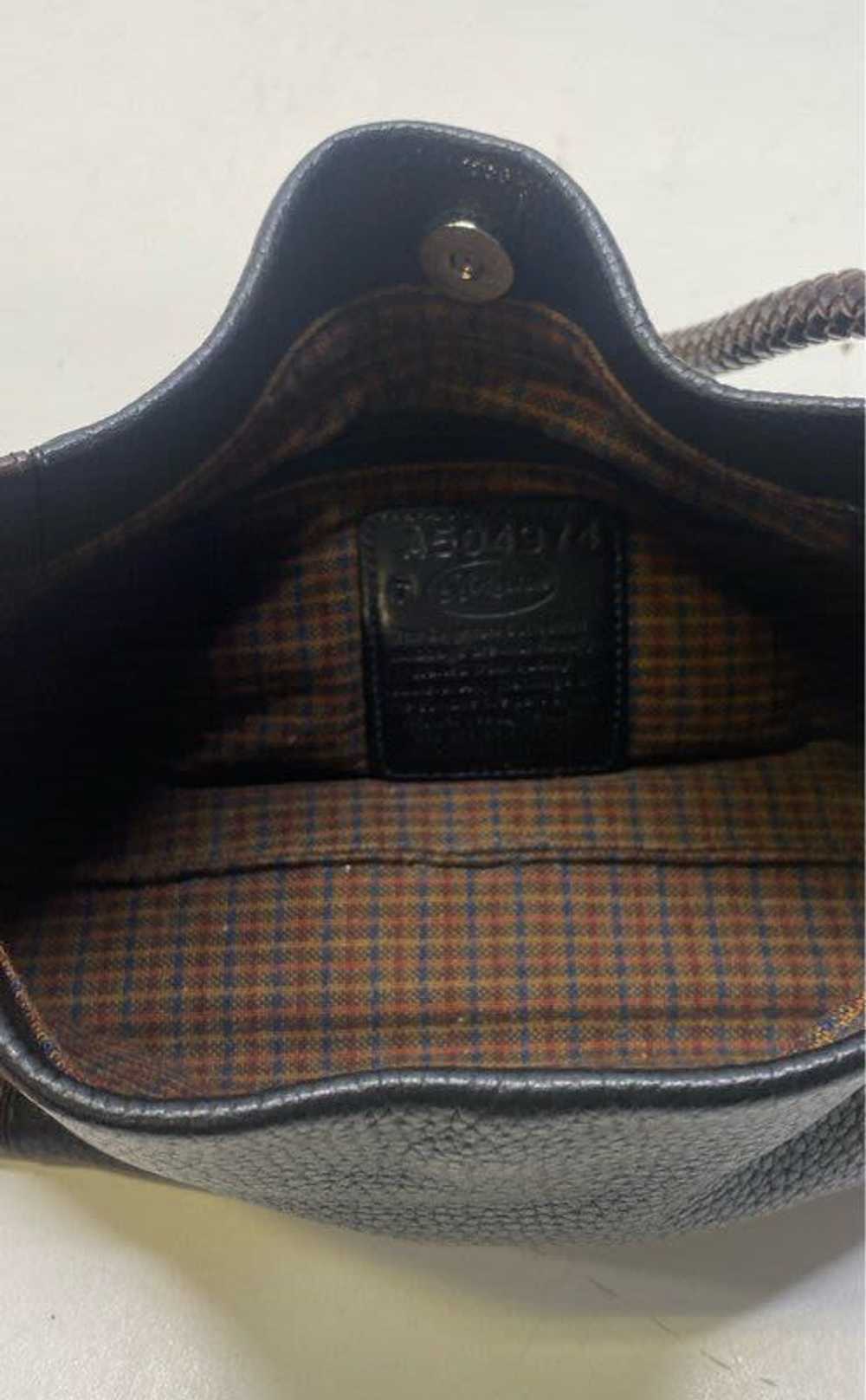 Brighton Leather Charlotte Shoulder Bag Black Bro… - image 4