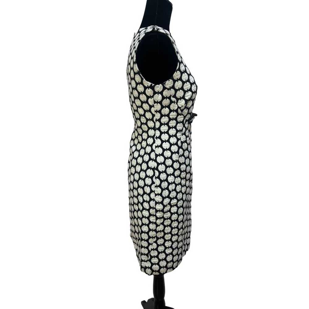 Tory Burch Clea Geometric Mod Dress Black White S… - image 2