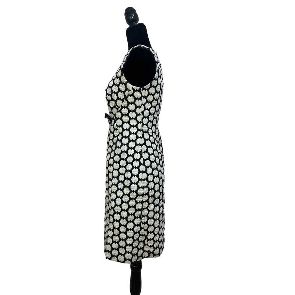 Tory Burch Clea Geometric Mod Dress Black White S… - image 3