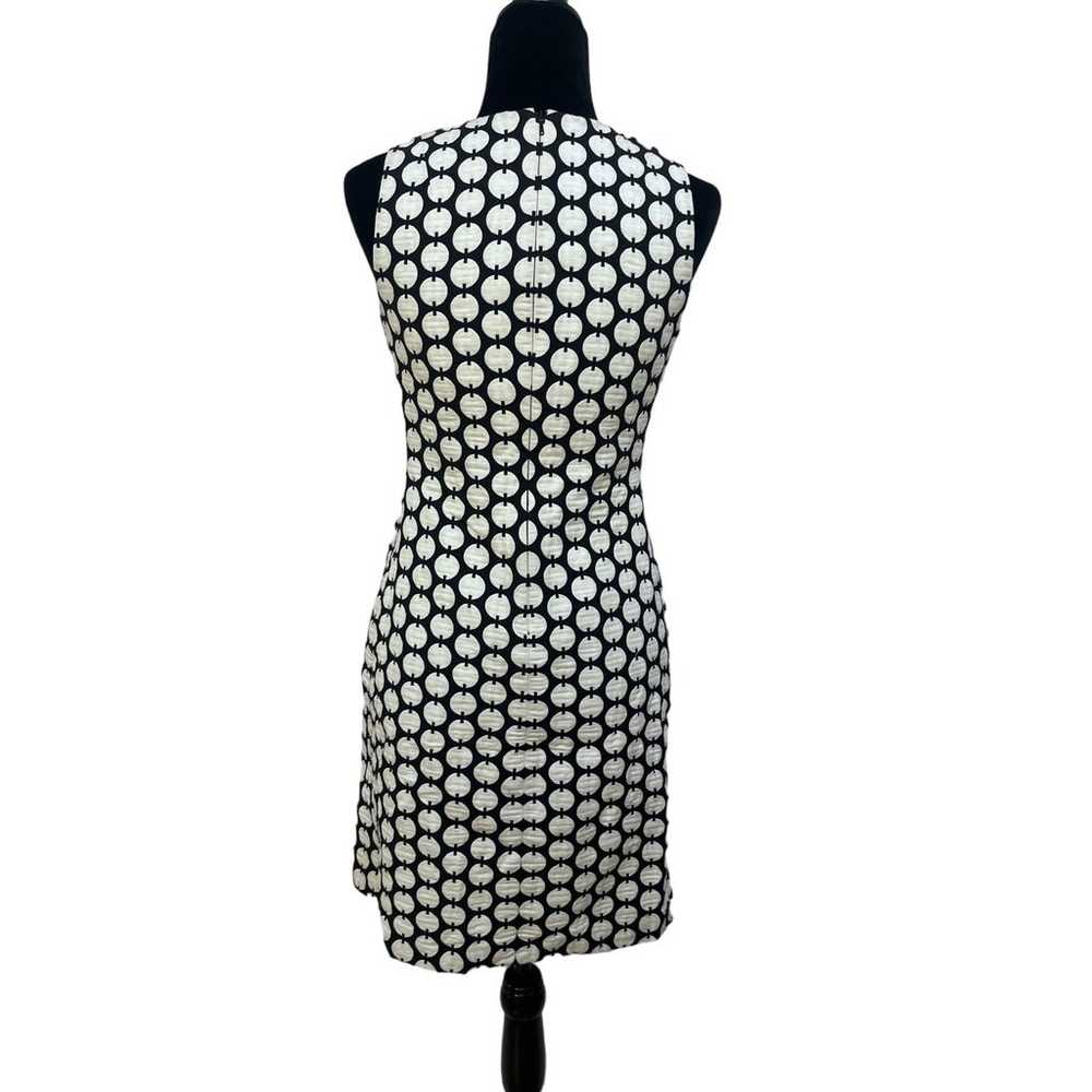 Tory Burch Clea Geometric Mod Dress Black White S… - image 4