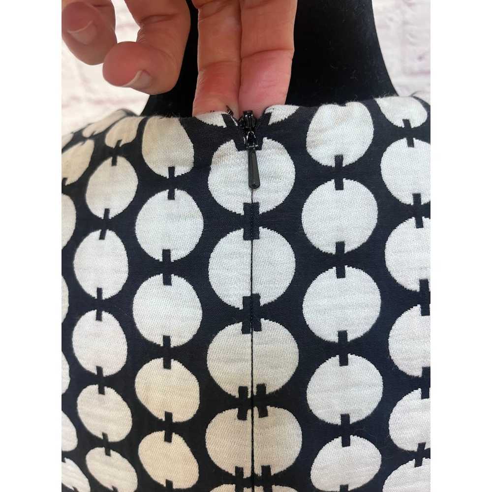 Tory Burch Clea Geometric Mod Dress Black White S… - image 5