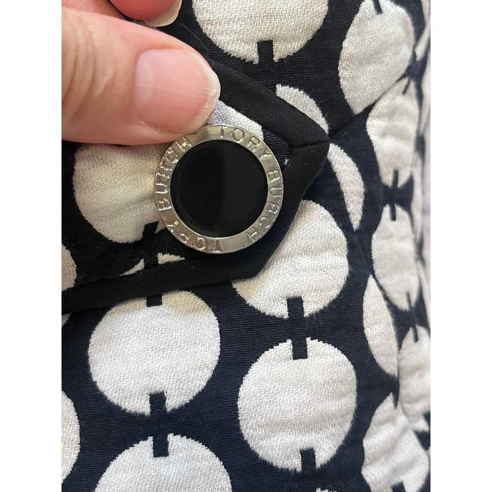 Tory Burch Clea Geometric Mod Dress Black White S… - image 7