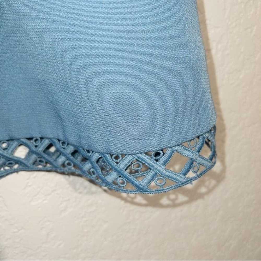 Keepsake The Label Dusty Blue Uplifted Mini Lace … - image 3