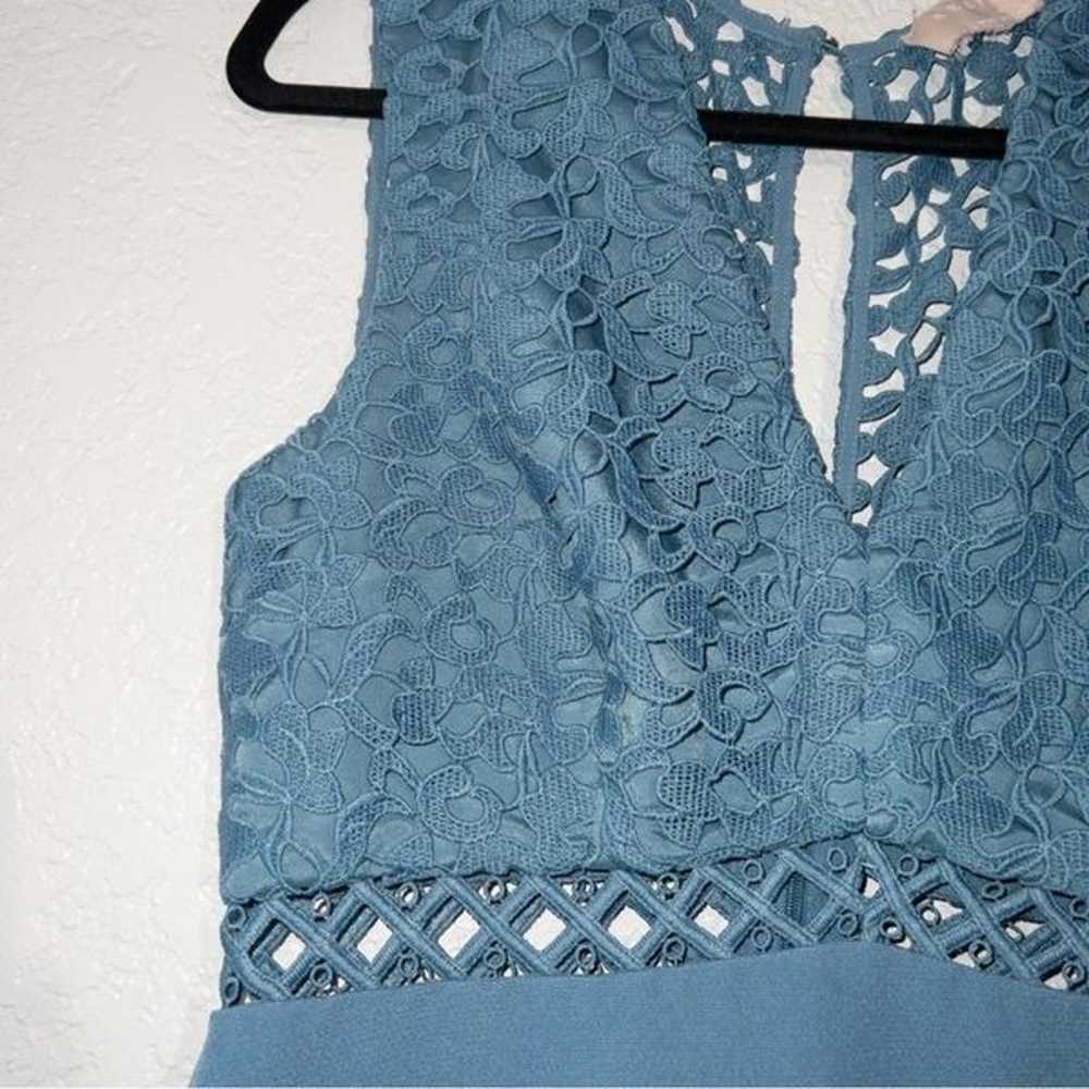 Keepsake The Label Dusty Blue Uplifted Mini Lace … - image 4