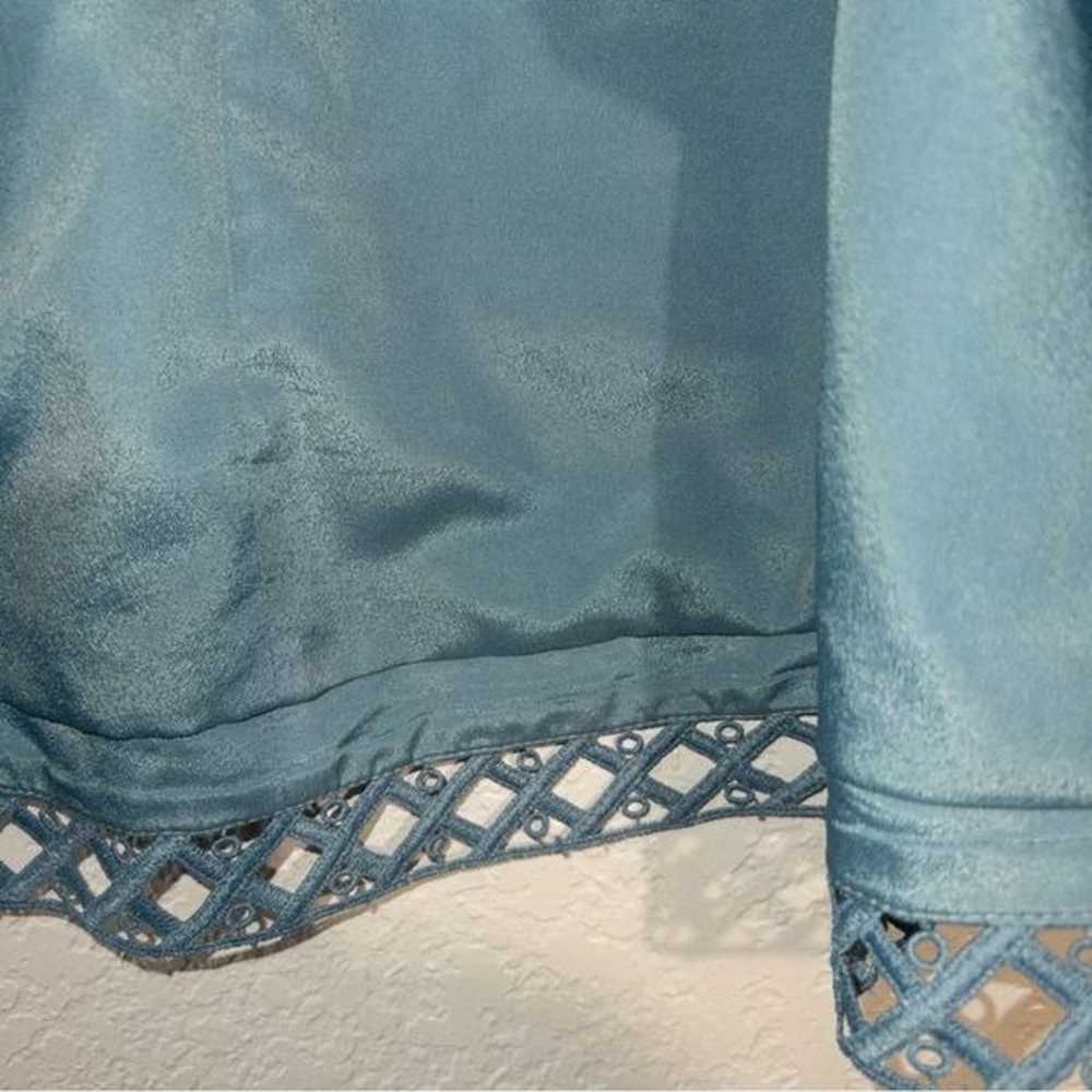 Keepsake The Label Dusty Blue Uplifted Mini Lace … - image 6