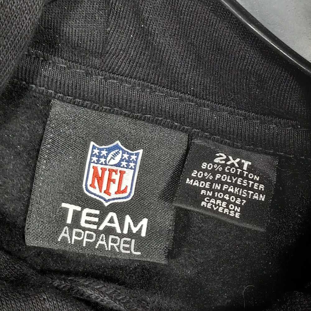 NFL Team Apparel Steelers Terry Combs Hooded Swea… - image 4