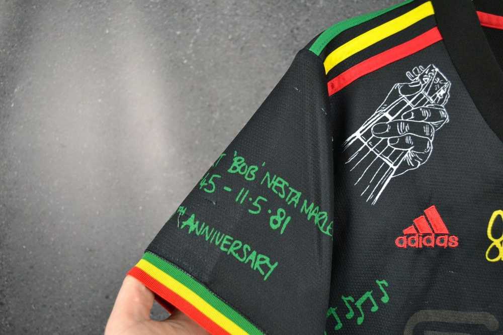 Soccer Jersey Ajax Amsterdam Rasta Bob Marley soc… - image 5