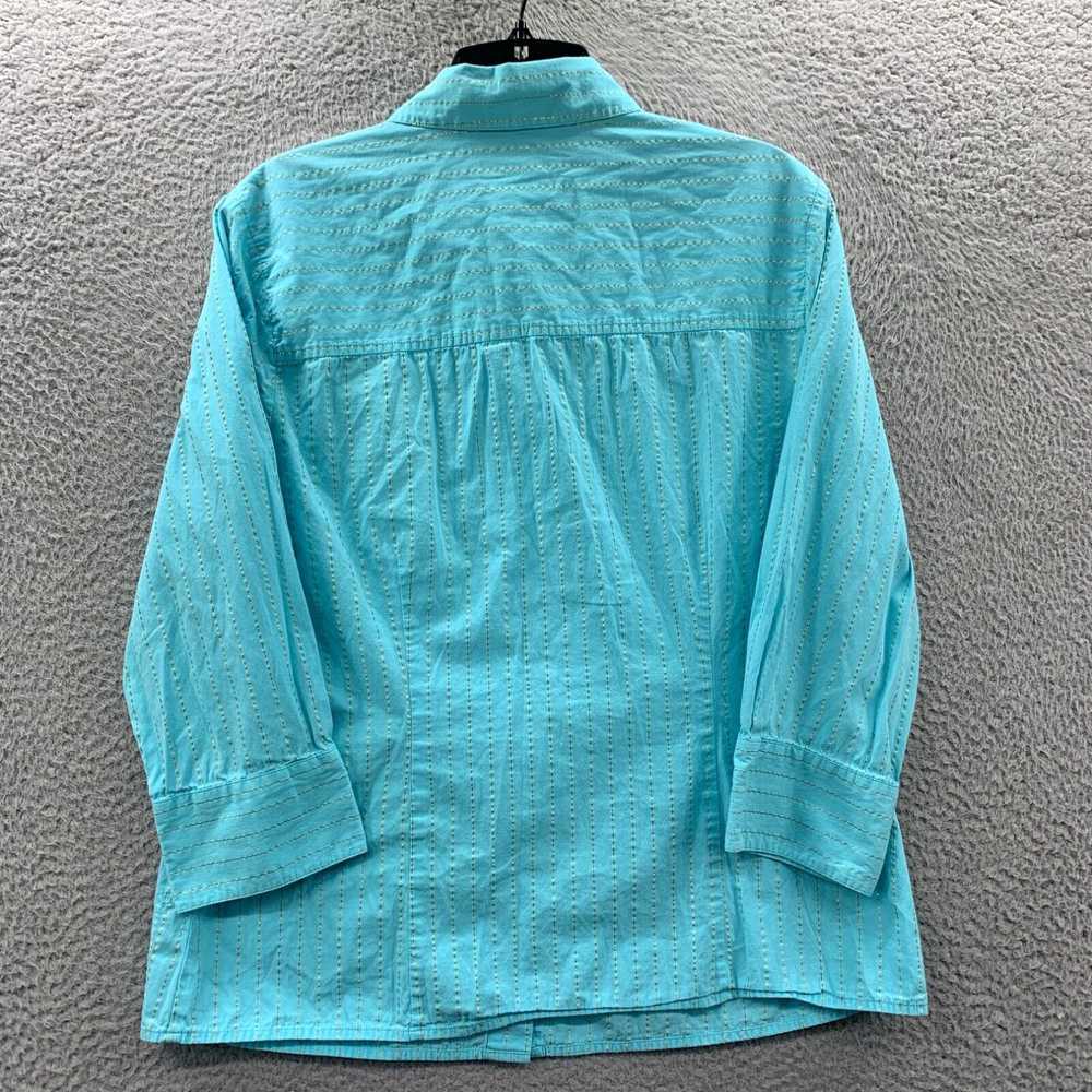 Vintage LIZ CLAIBORNE Blouse Womens Large Top Flo… - image 2