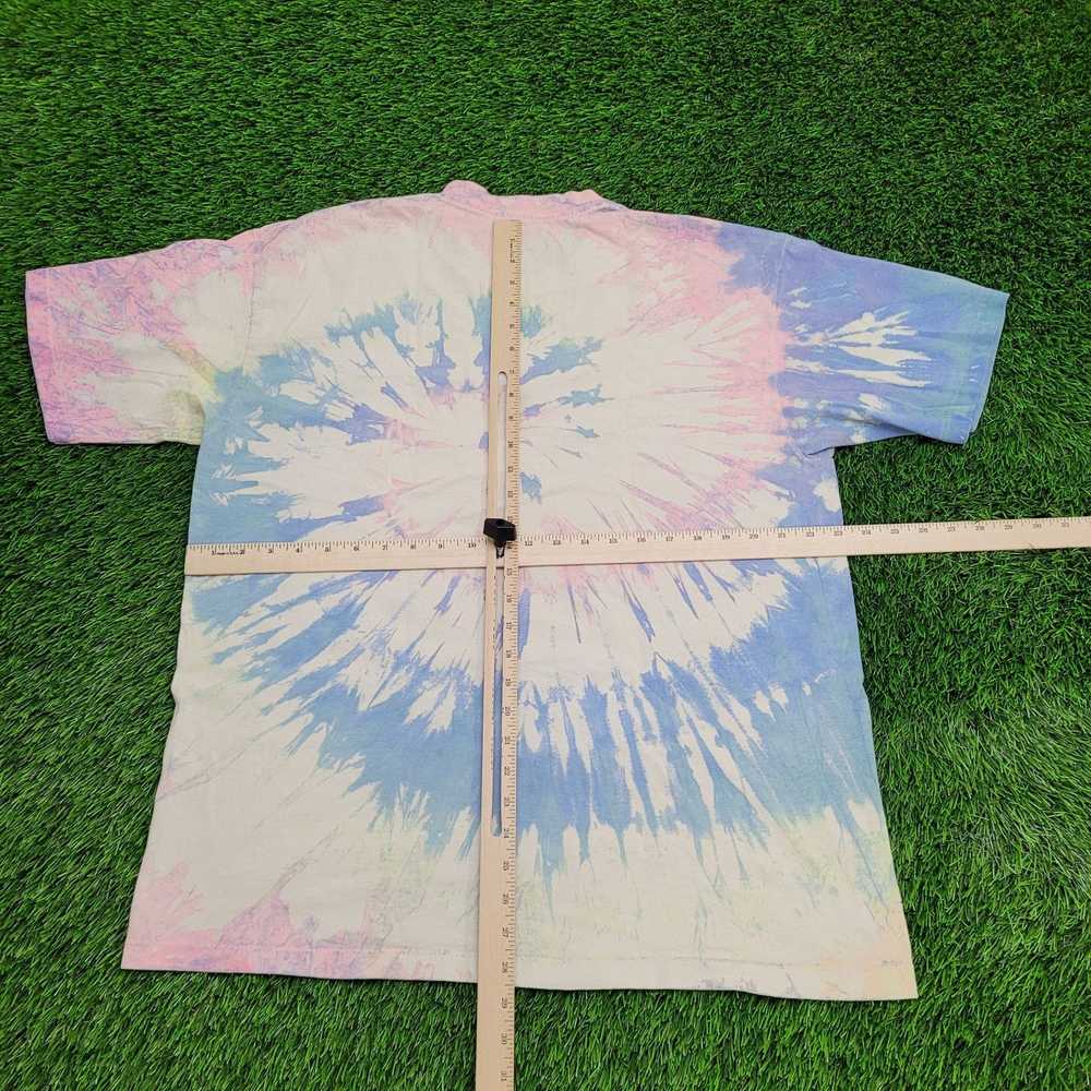 Vintage Vintage 90s Summer Spiral Tie-Dye Shirt X… - image 5