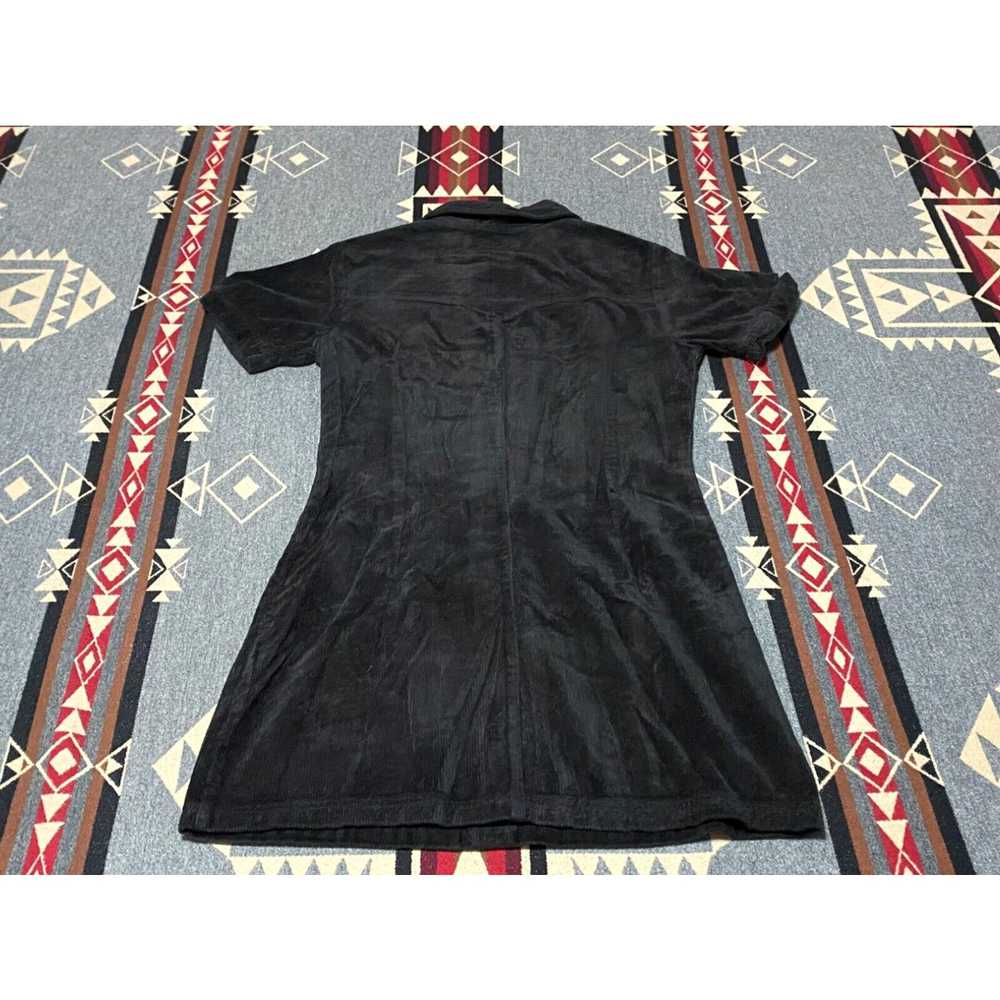 Guess Guess Dress Womens Size 7 Black Corduroy Zi… - image 2