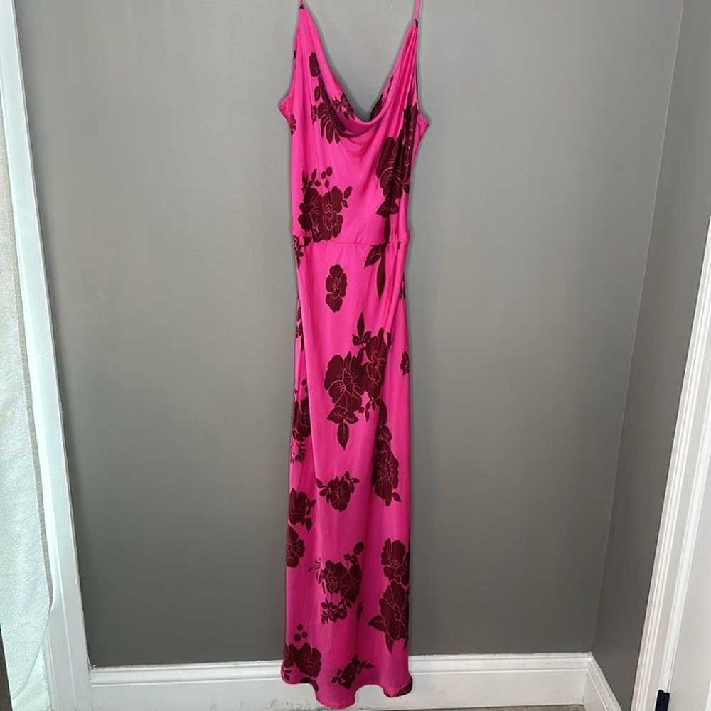 Zara Lingerie Style slip Floral Print Dress size … - image 10