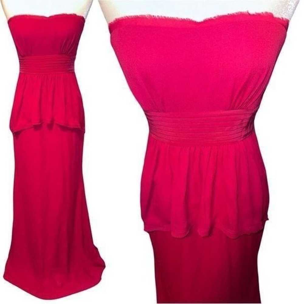 BCBGMaxAzria Ruella Dress in Sangria Size 6 - image 2
